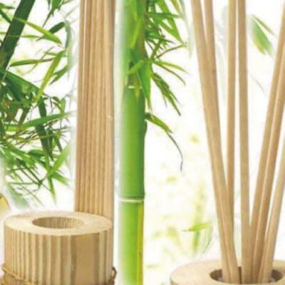 Soporte porta Mikado caña de Bambú